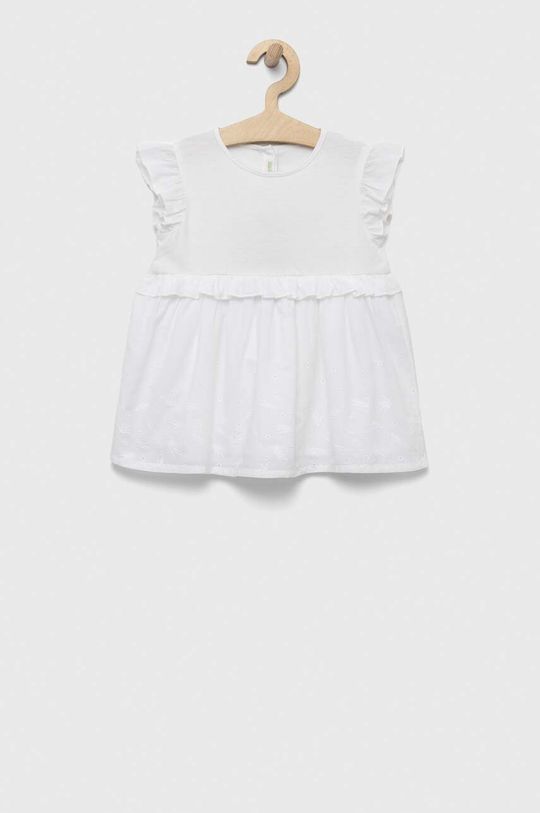 Платье для новорожденного United Colors of Benetton, белый платье united colors of benetton размер xl 150 синий