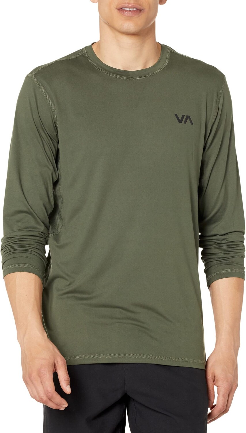 

Топ с длинными рукавами VA Sport Vent RVCA, цвет Dark Olive