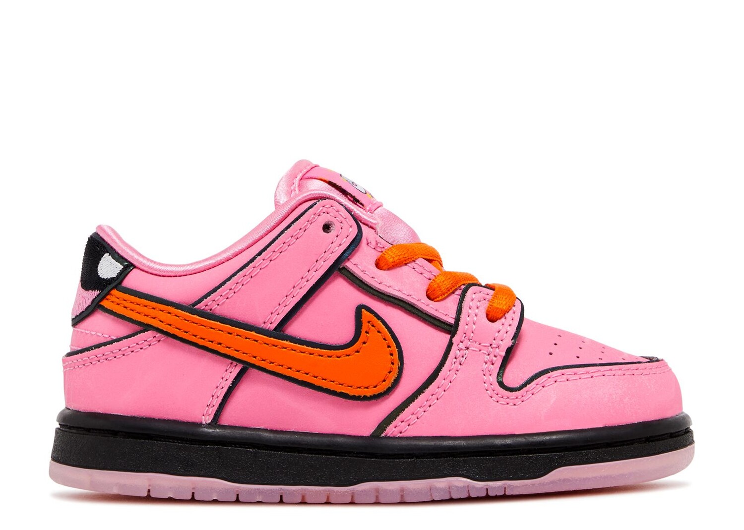 Кроссовки Nike The Powerpuff Girls X Dunk Low Pro Sb Qs Td 'Blossom', розовый кроссовки nike the powerpuff girls x dunk low pro sb qs td buttercup зеленый