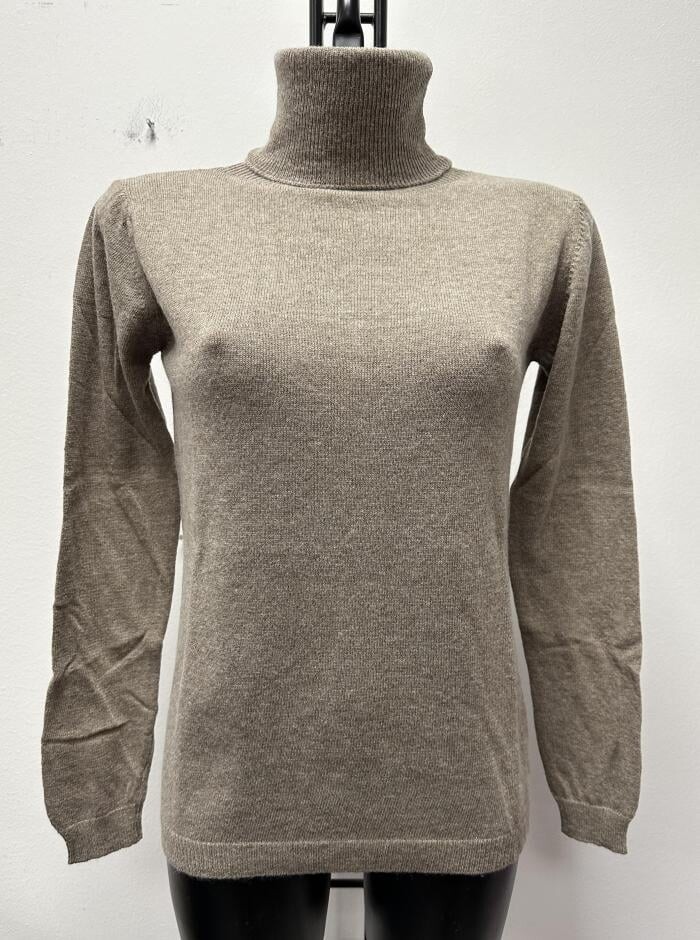 

Водолазка из смеси кашемира, цвет Mud Brown