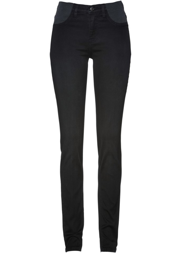 Джинсы с удобным поясом Bpc Selection, черный джинсы bpc светлые 42 размер