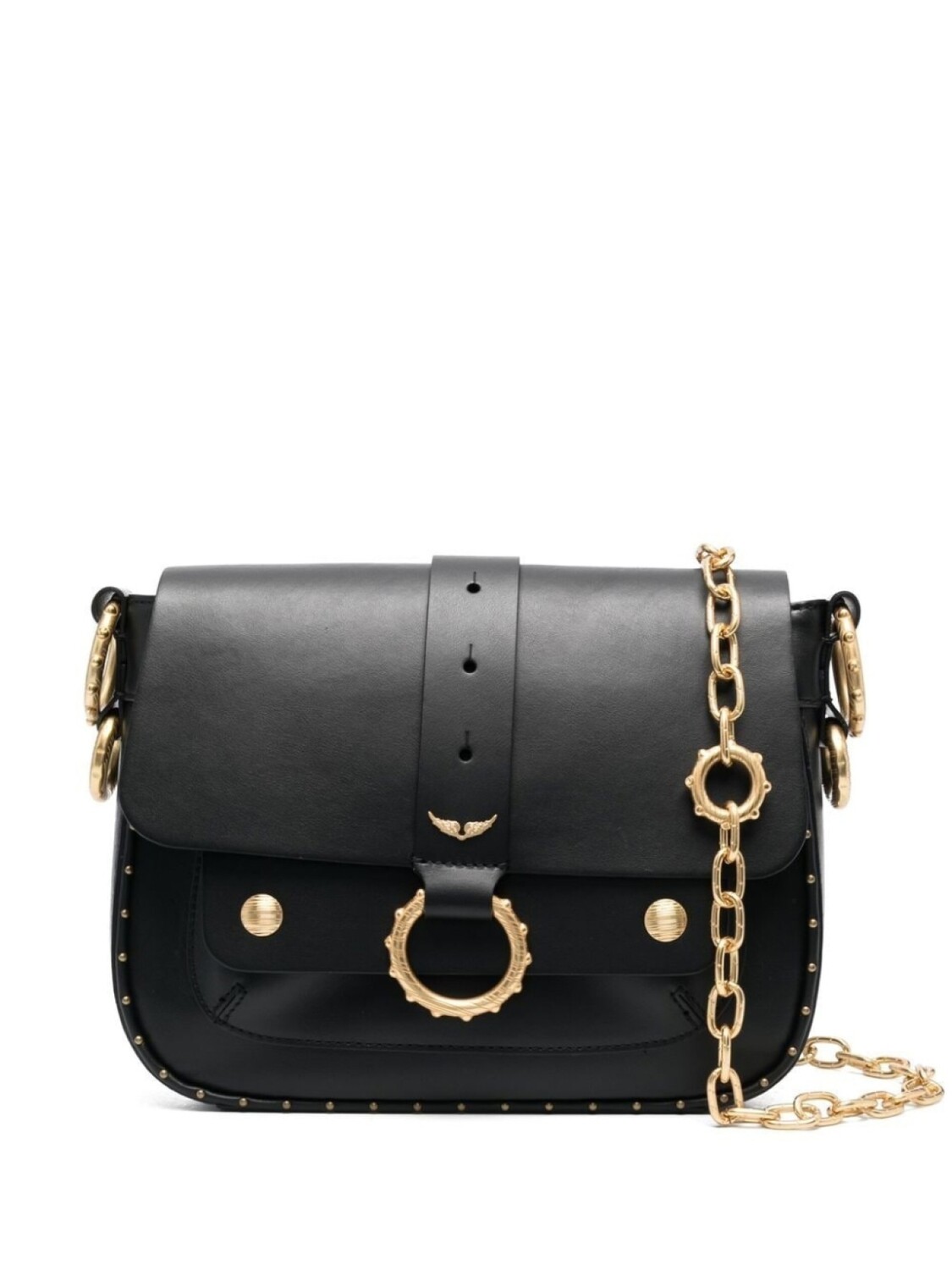 

Zadig&Voltaire сумка на плечо Kate с заклепками, черный