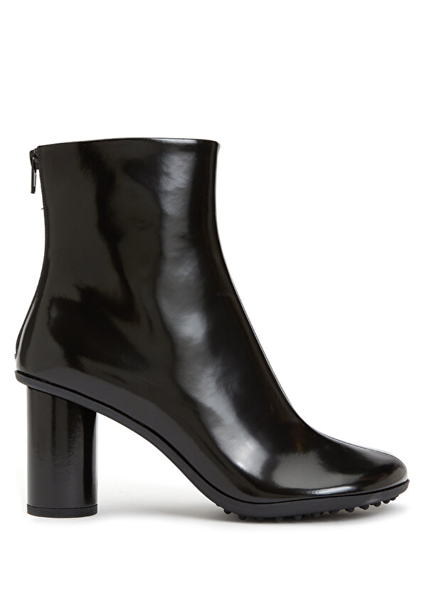 Черные женские кожаные ботинки Bottega Veneta