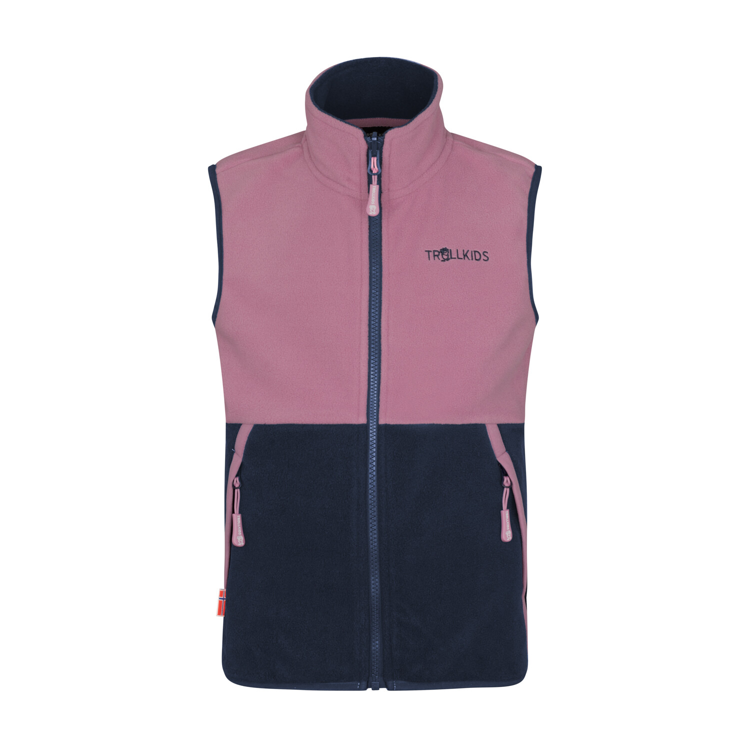 

Утепленный жилет Trollkids Fleece Kjerag, цвет Mauve/Marine