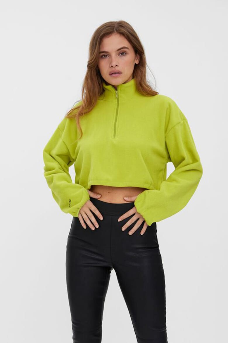 

Короткая флисовая толстовка Vero Moda, зеленый