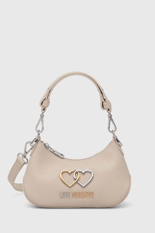 

Кожаная сумочка Love Moschino, бежевый