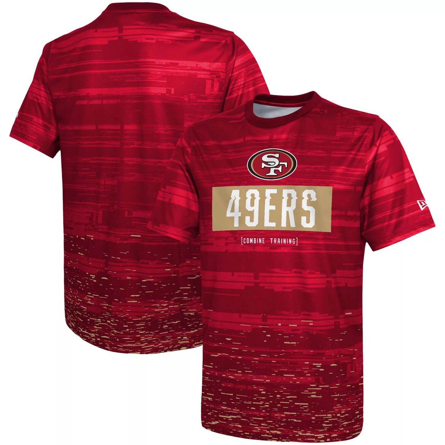 

Мужская футболка New Era Scarlet San Francisco 49ers Joint Authentic Sweep Футболка