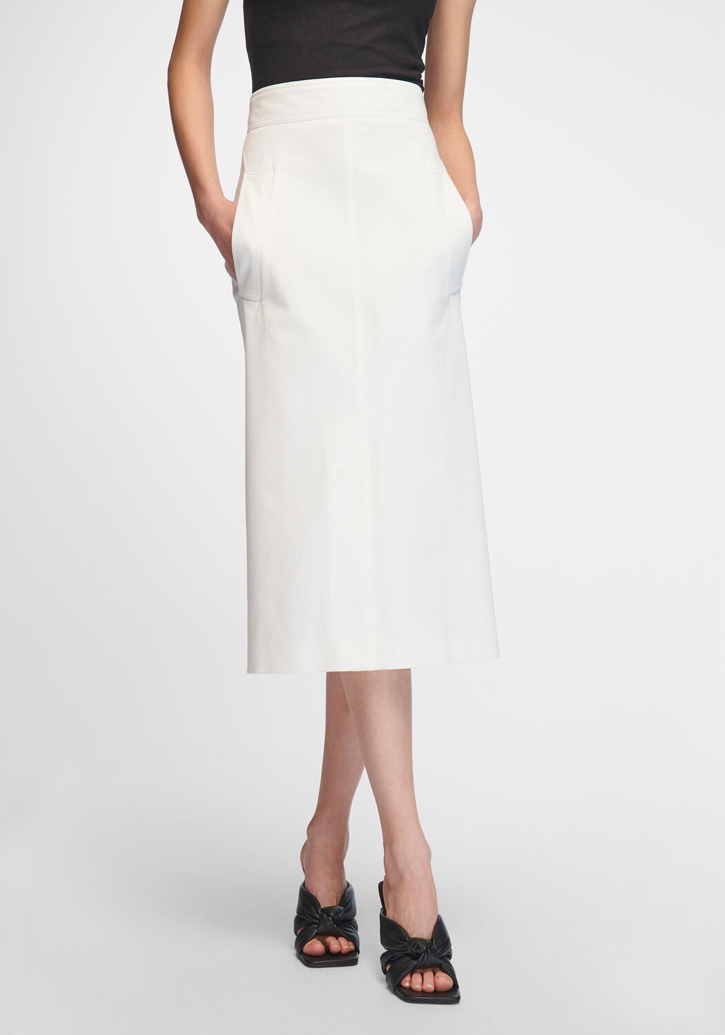 

Длинная юбка FADENMEISTER BERLIN Maxi cotton, белый