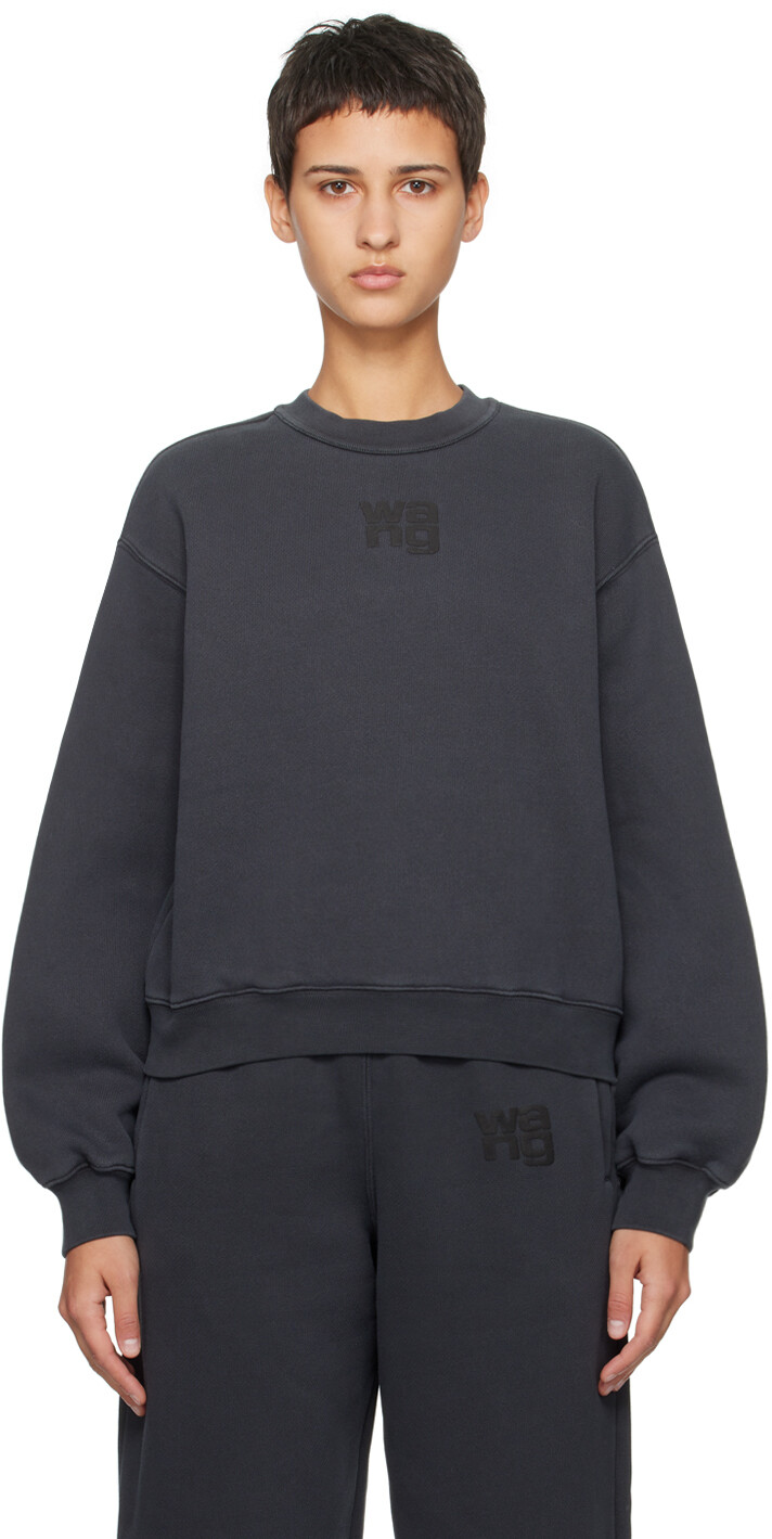 

Серый свитшот-пуховик Alexanderwang.T