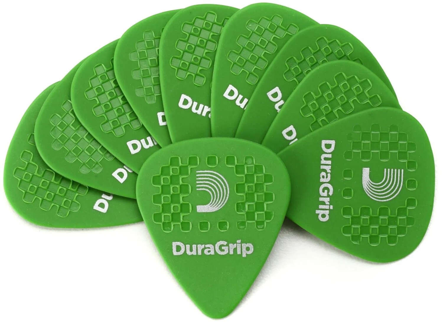 

Медиаторы D'Addario 7DGN4-10 Duragrip - зеленый/средний