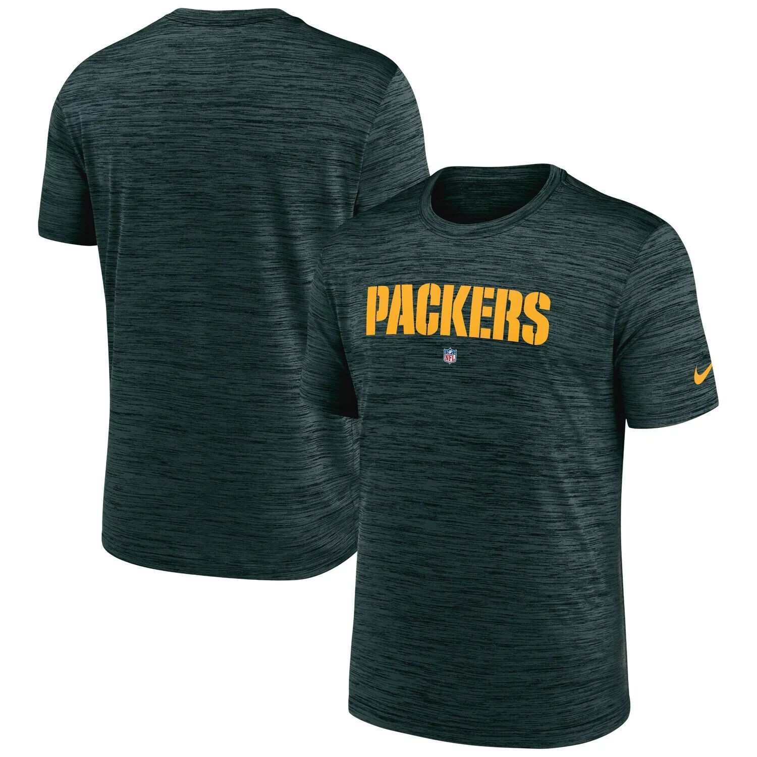

Мужская зеленая футболка Green Bay Packers Velocity Performance Nike, Зеленый