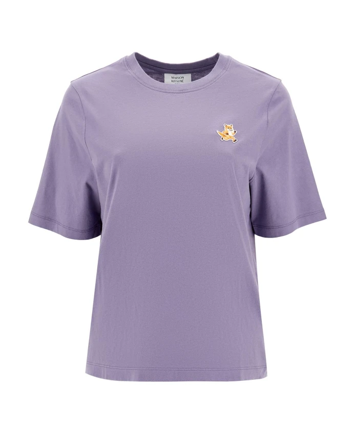 

Футболка с вышивкой Speedy Fox Maison Kitsuné, фиолетовый