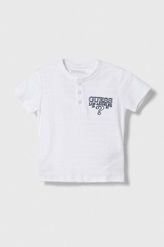 

Хлопковая футболка для детей Guess, белый