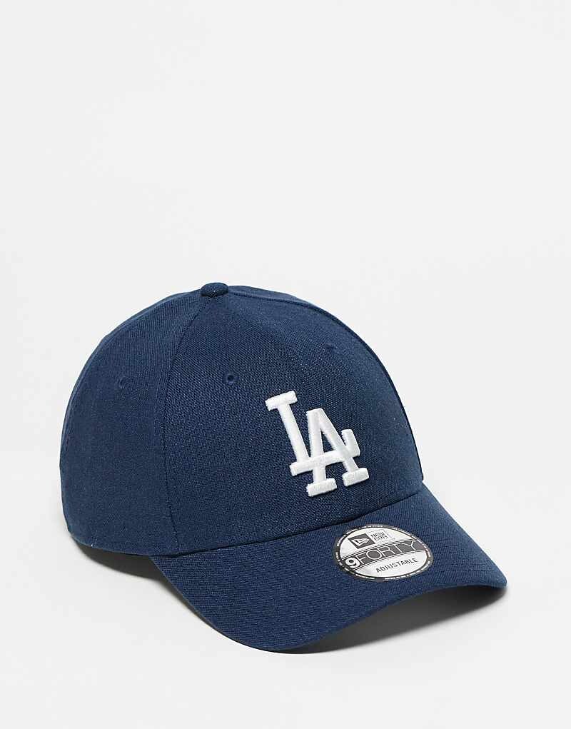 

New Era – 9forty LA Dodgers – Темно-синяя бейсболка с льном