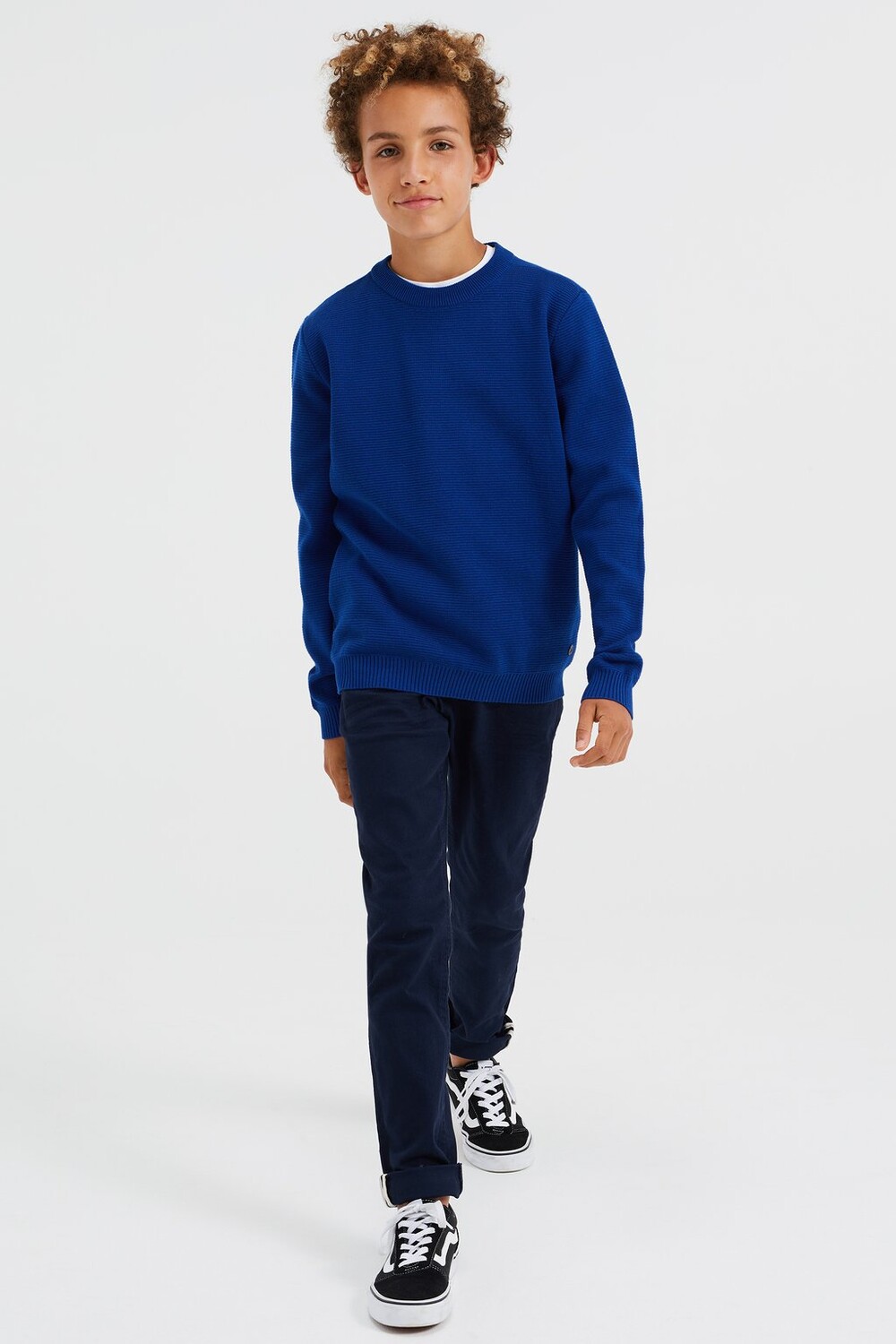

Вязаный свитер MET STRUCTUUR WE Fashion, цвет blue