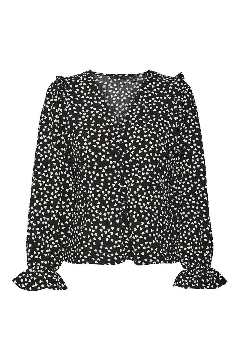 

Кривая рубашка Vero Moda Curve, черный