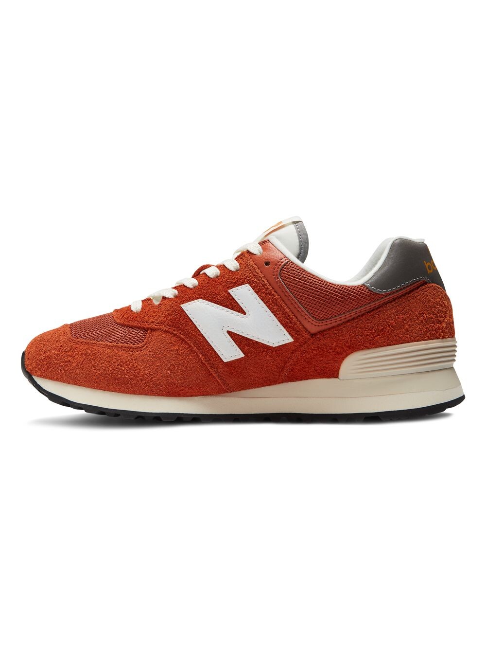 

Повседневные кроссовки из замши с логотипом 574 New Balance, красный