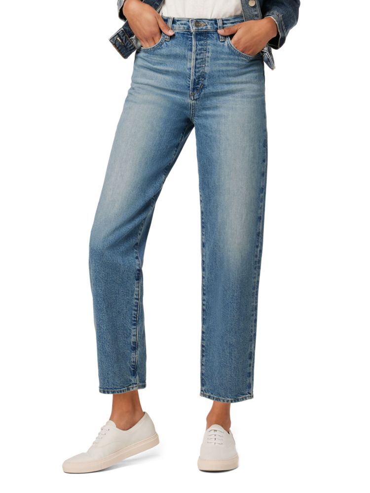 Прямые укороченные эластичные джинсы Stellie с высокой посадкой Joe'S Jeans, цвет Castner
