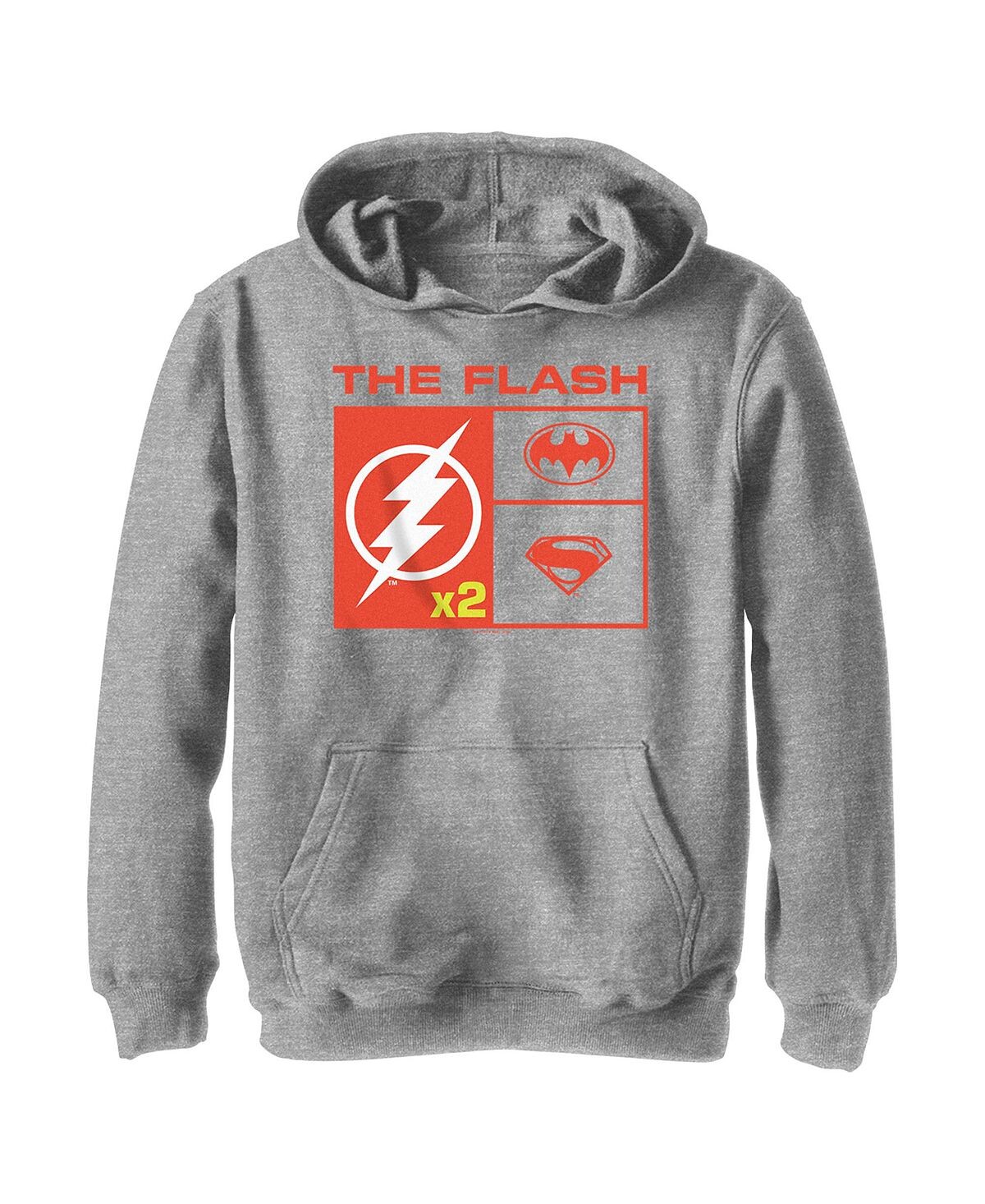 

Детская толстовка с капюшоном The Flash Team Icons для мальчика DC Comics