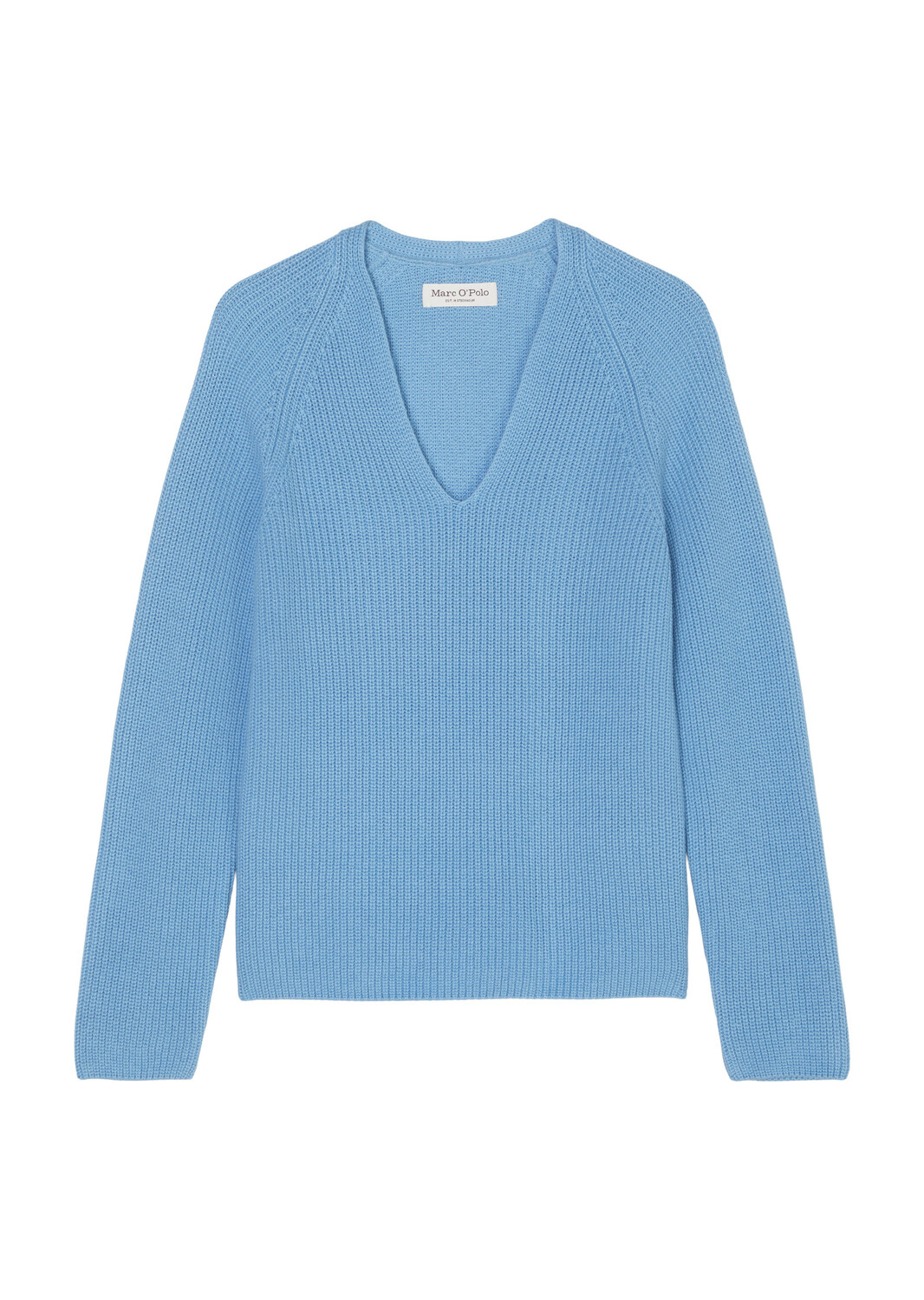 

Свитер Marc O'Polo V Neck Strick relaxed, цвет summery sky