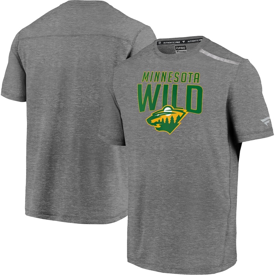 

Футболка с коротким рукавом Fanatics Branded Minnesota Wild, серый