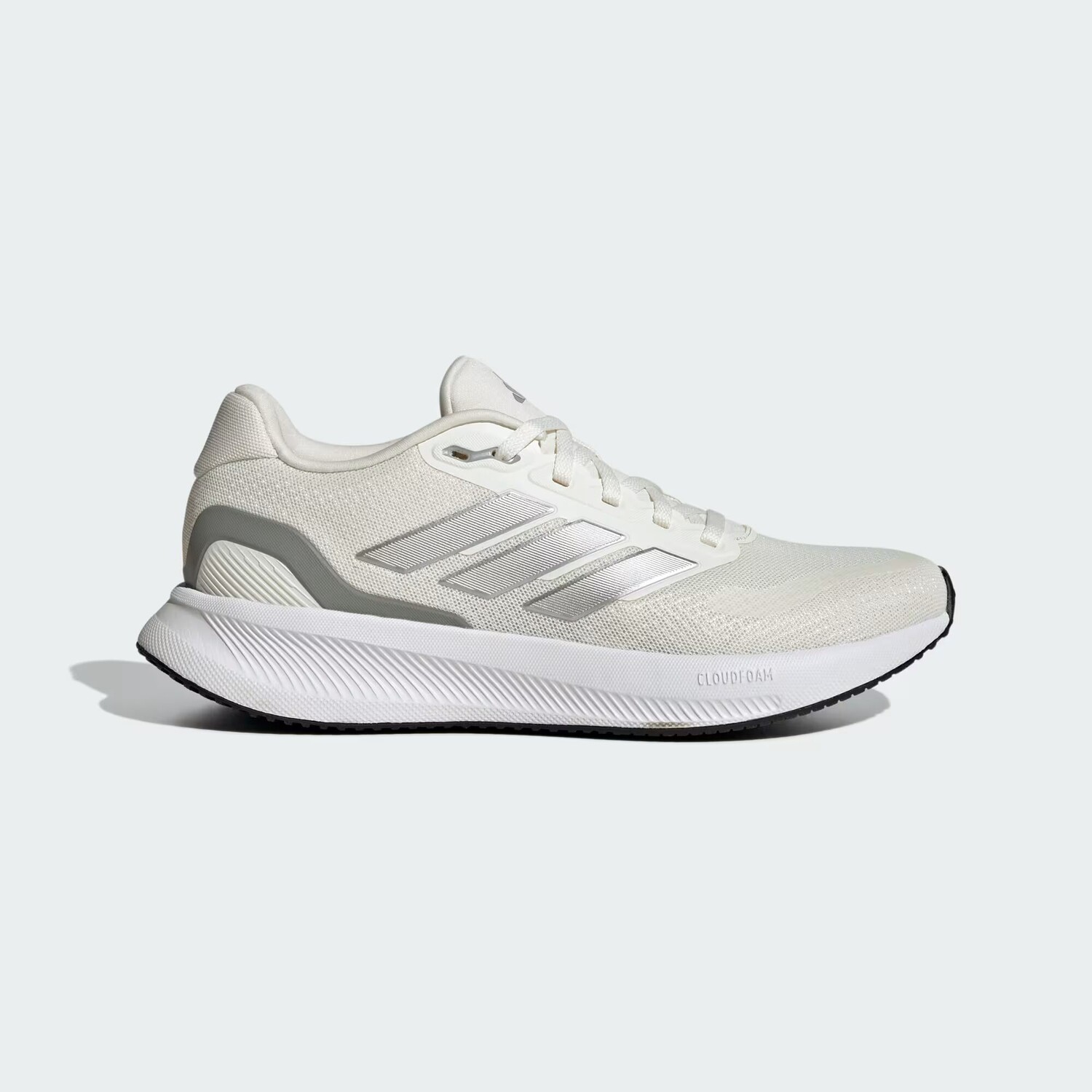 

Кроссовки Runfalcon 5 Adidas, цвет Off White/Silver Metallic/Core Black