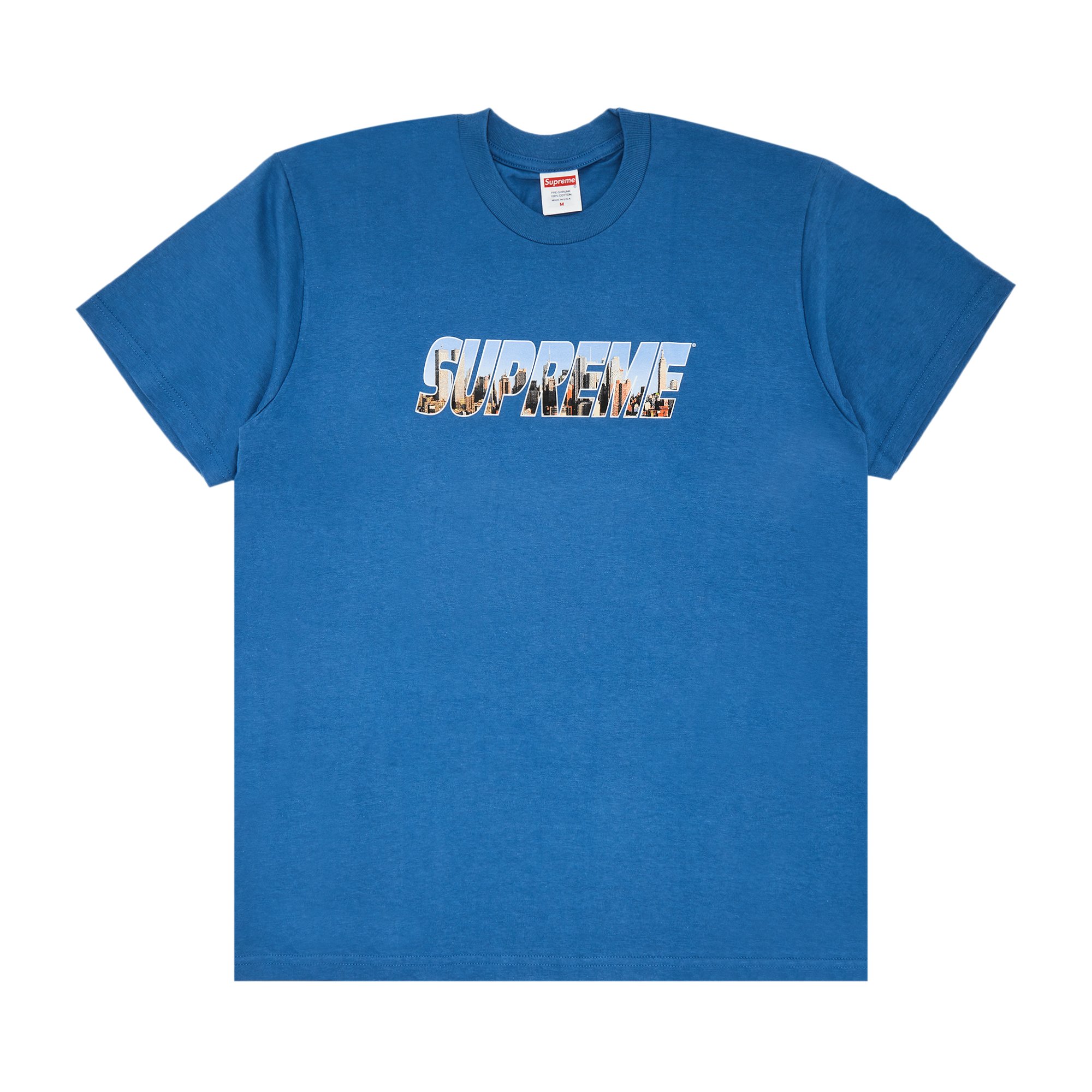 Футболка Supreme Gotham Выцветший синий футболка supreme gotham белая