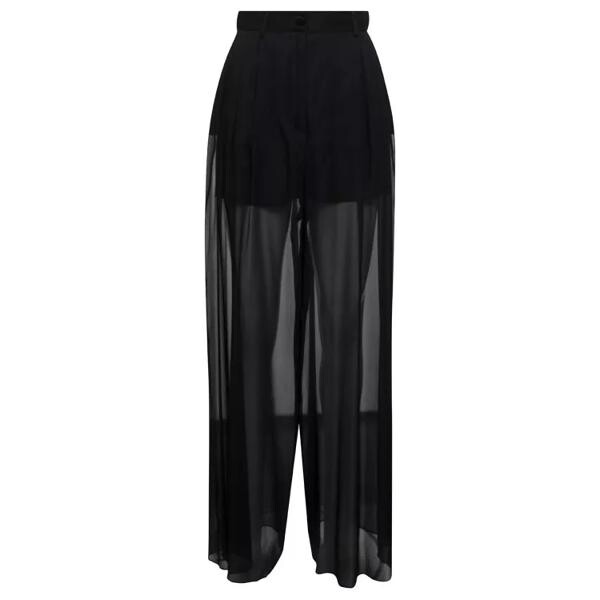 

Брюки loose pants with detachable culottes in stre Dolce&Gabbana, черный