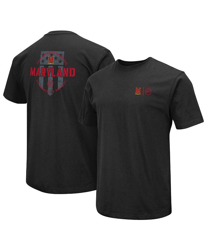 

Мужская черная футболка в военном стиле OHT Maryland Terrapins OHT Colosseum, черный