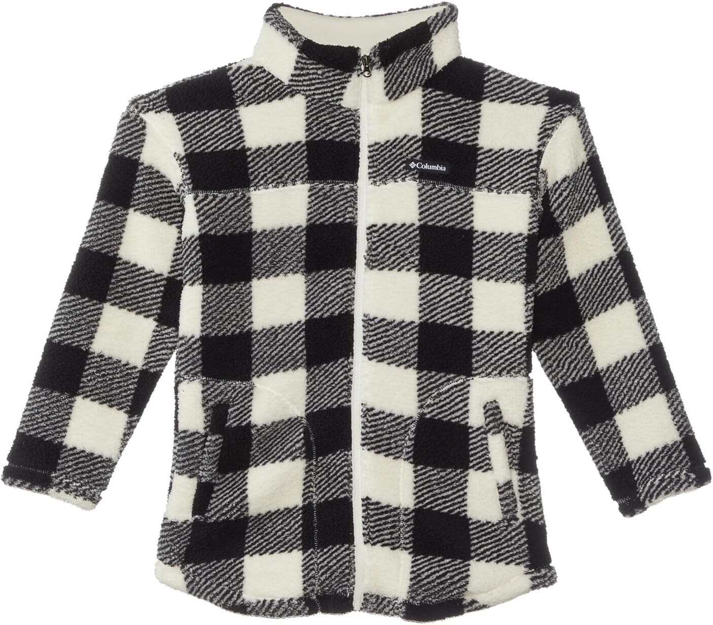 

Толстовка Columbia Kids West Bend Full Zip, цвет Chalk Check
