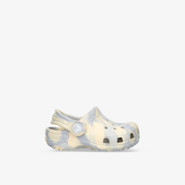 

Классические резиновые сабо под мрамор с 6 месяцев до 5 лет Crocs, серый