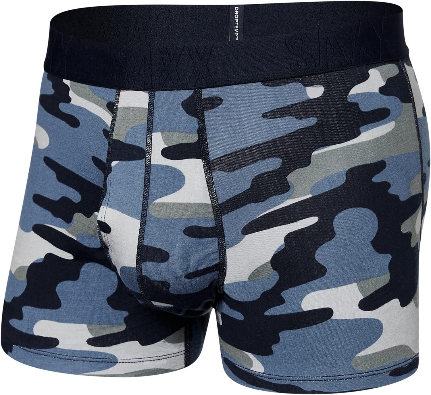 

Трусы Droptemp Cooling Cotton Trunks Fly SAXX UNDERWEAR, цвет Tidal Camo/Blue