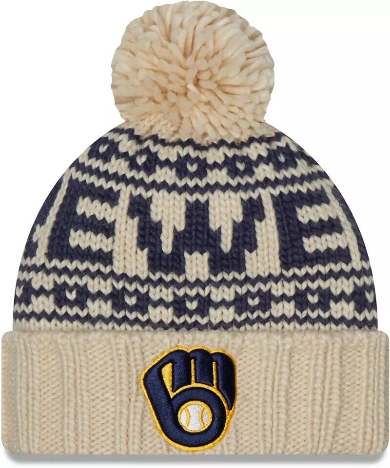 

Женские кроссовки New Era Milwaukee Brewers Tan Sport Knit