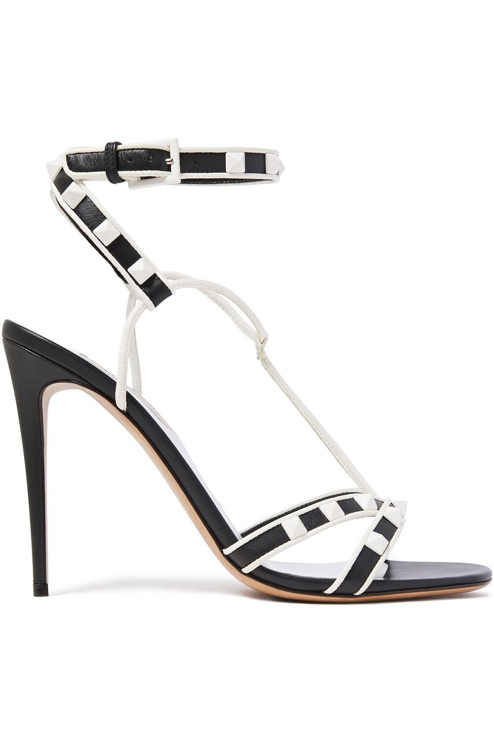 

Двухцветные кожаные сандалии Rockstud Free VALENTINO GARAVANI, черный