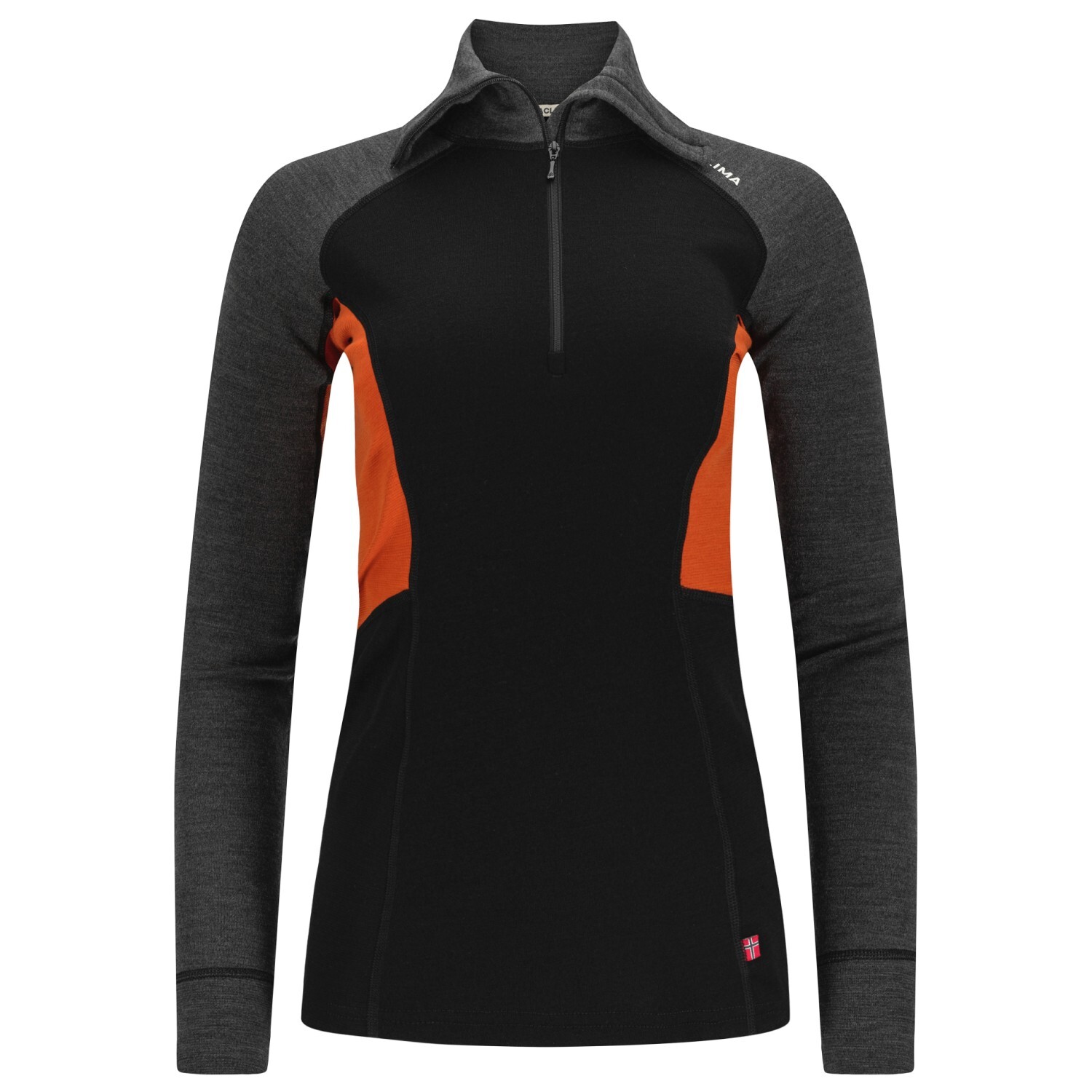 

Рубашка из мериноса Aclima Warmwool Polo, цвет Jet Black/Marengo/Gold Flame