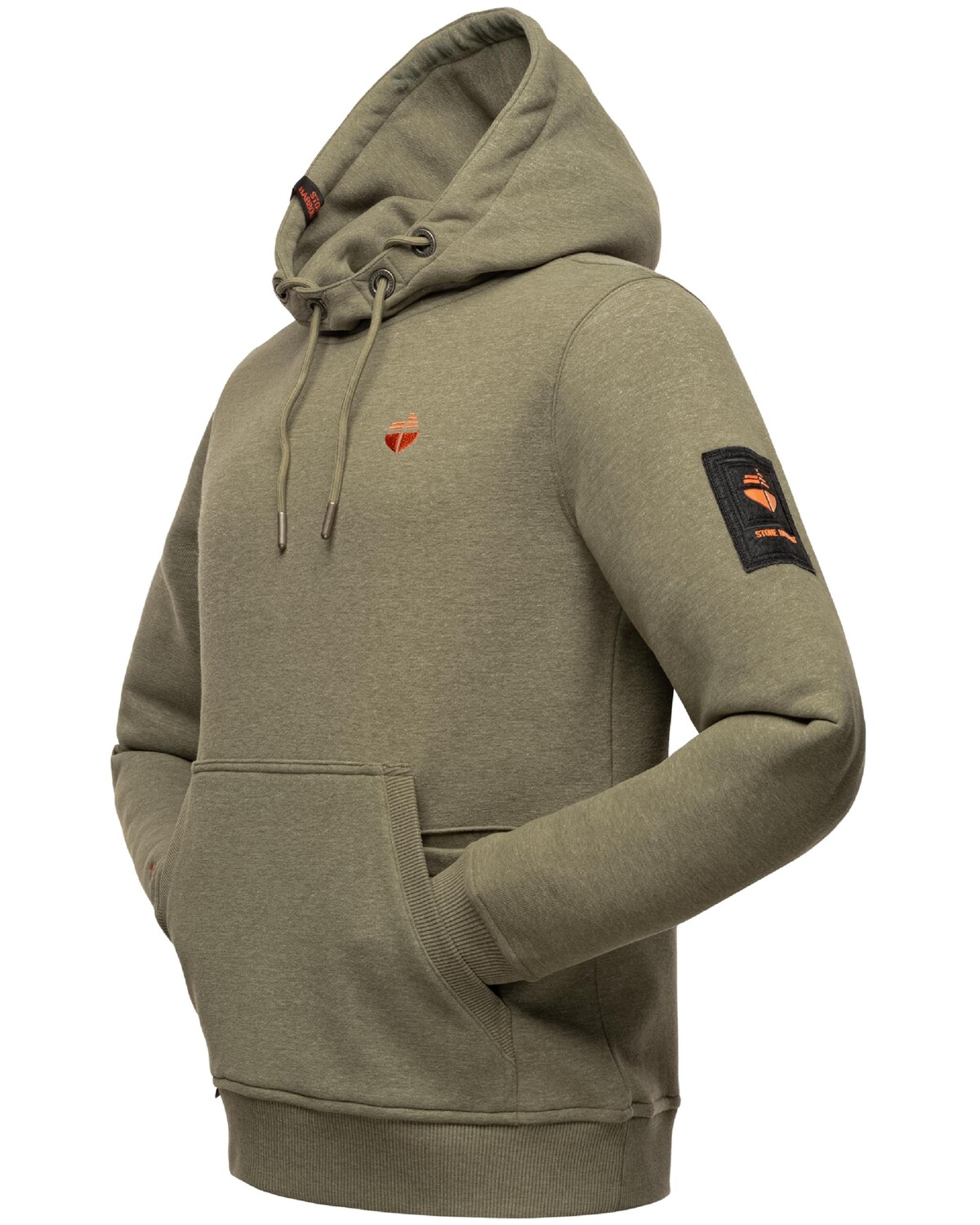 

Толстовка STONE HARBOUR Hoodie Ty Trey, цвет Dusty Olive Melange