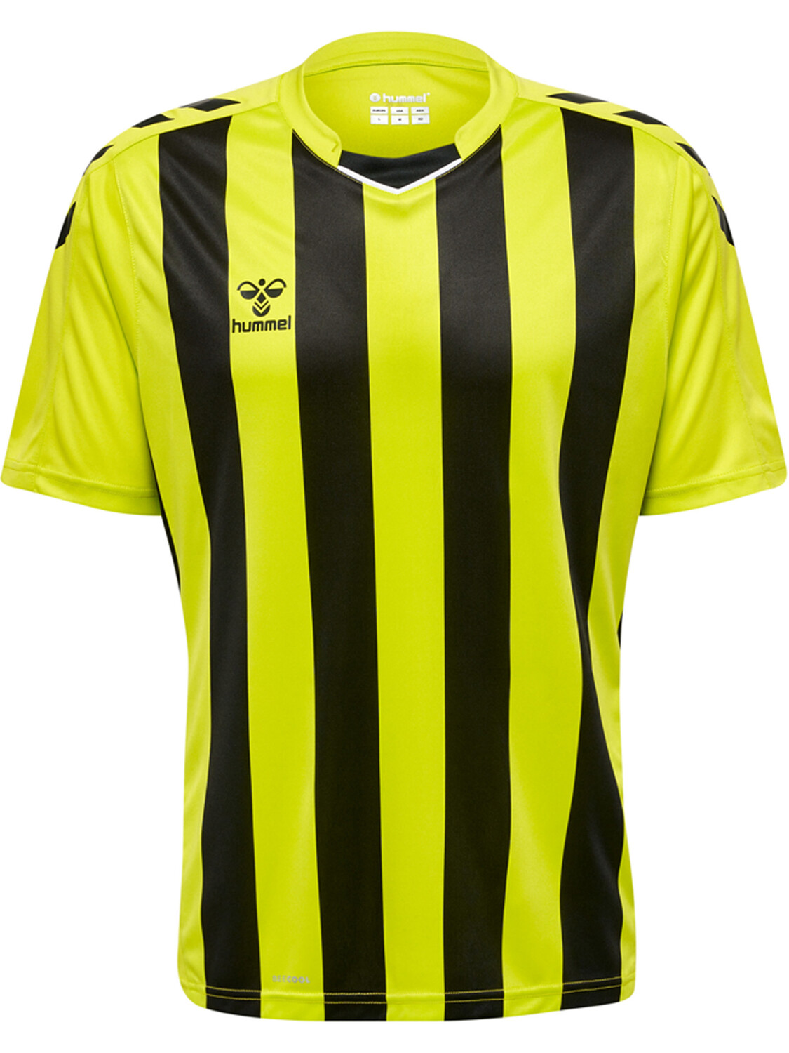

Рубашка Hummel Trikot S/S Hmlcore Xk Striped Jersey S/S, цвет LIME POPSICLE/BLACK