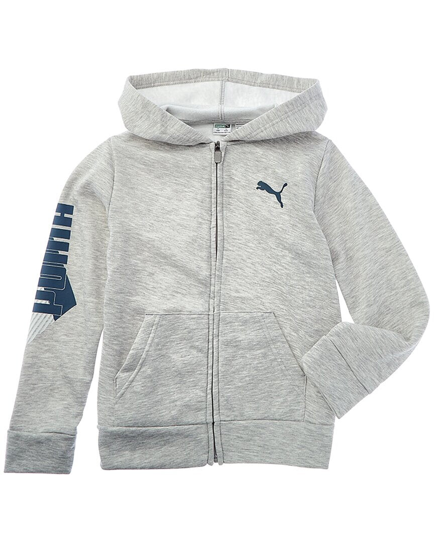 

Флисовая толстовка на молнии PUMA Power Pack, серый