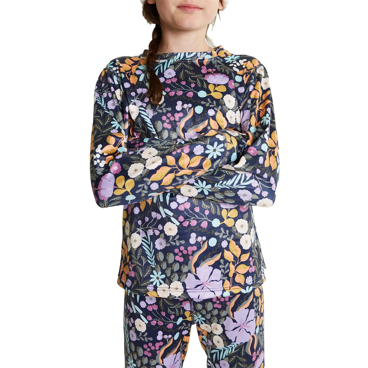 

Топ Rojo Outerwear Jyndie Crewneck, цвет Mulberry Floral