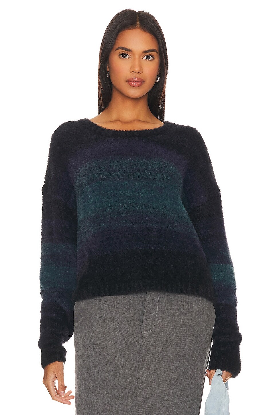 Свитер Bella Dahl Slouchy, цвет Midnight Navy Ombre