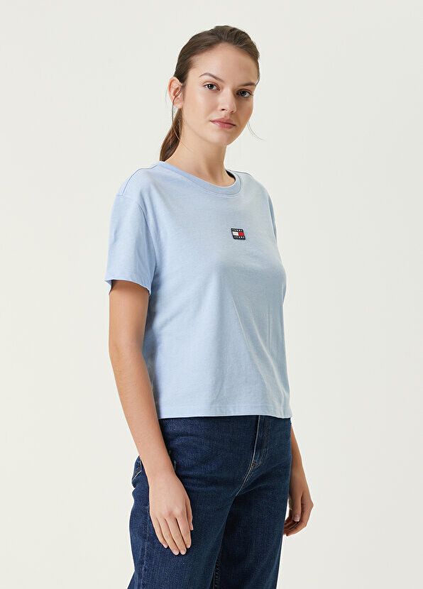 

Синяя футболка с логотипом Tommy Jeans, Синий