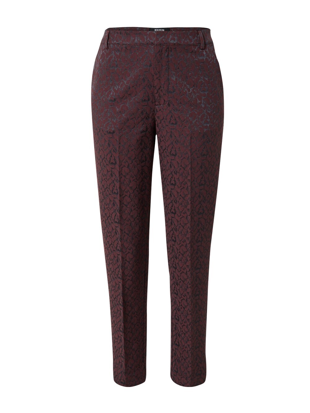 

Брюки узкого кроя со складками SCOTCH & SODA Lowry, бордо