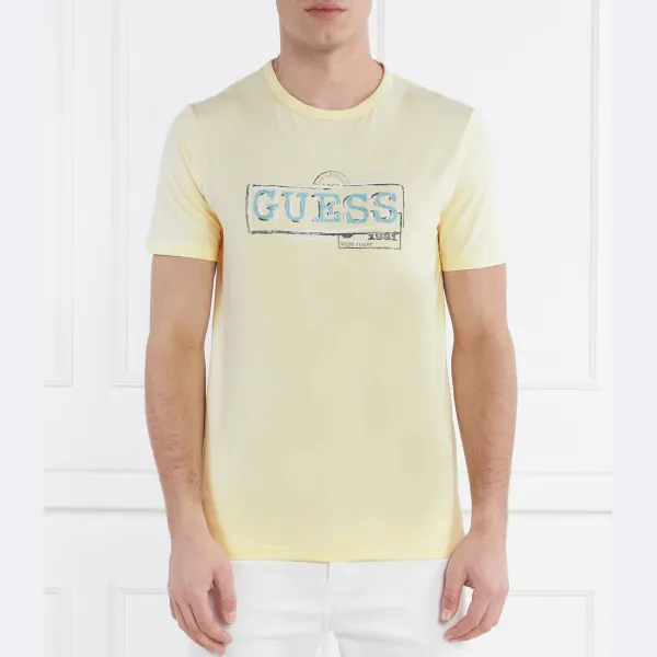 

Облегающая футболка Guess, желтый