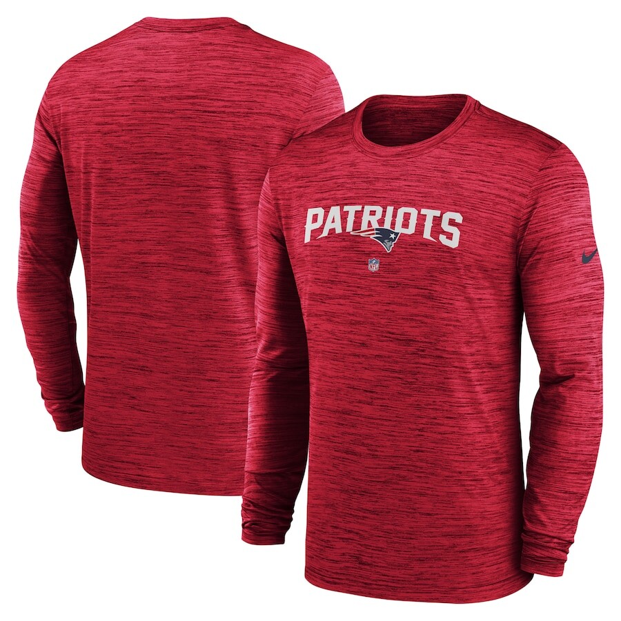 

Футболка с длинным рукавом Nike New England Patriots, красный