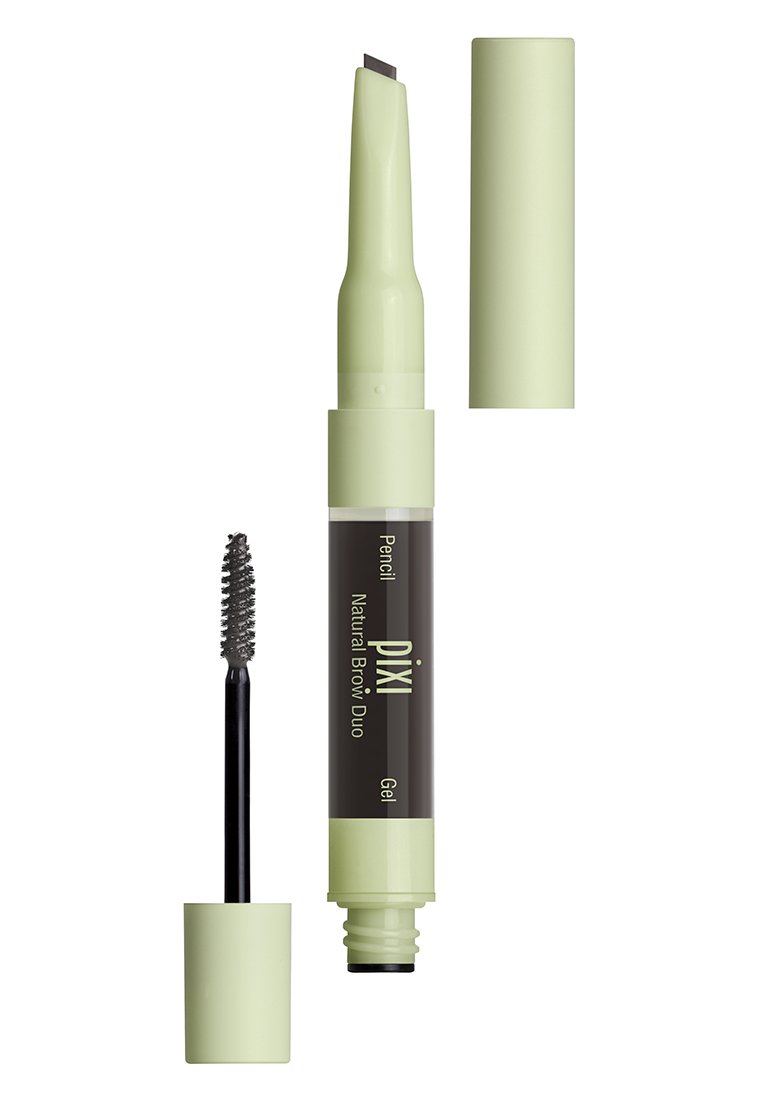 

Карандаши для бровей Natural Brow Duo Pixi, цвет soft black