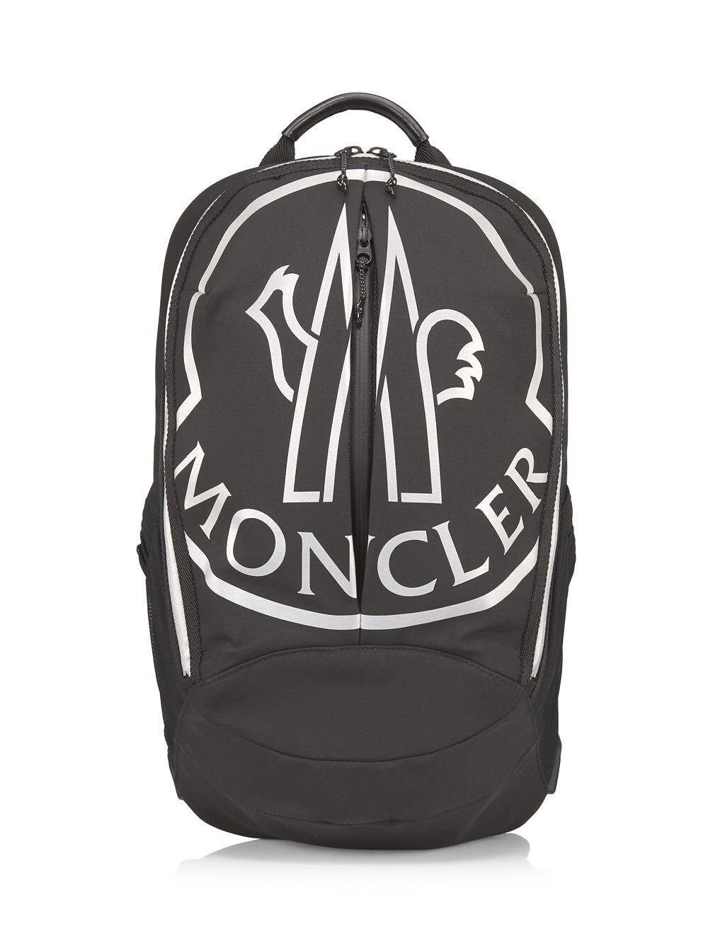 

Рюкзак с вырезанным логотипом Moncler, черный