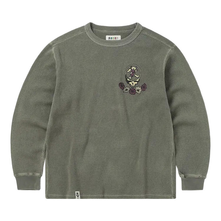 

Топ Thisisneverthat thisisneverthat x Grateful Dead SYF Waffle Long-Sleeve 'Mud', серый