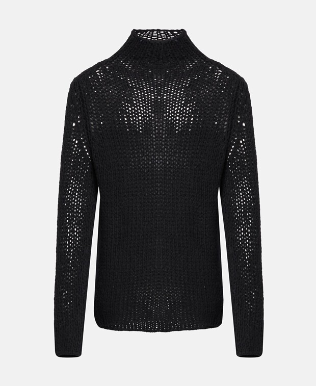 

Шерстяной джемпер Ann Demeulemeester, черный