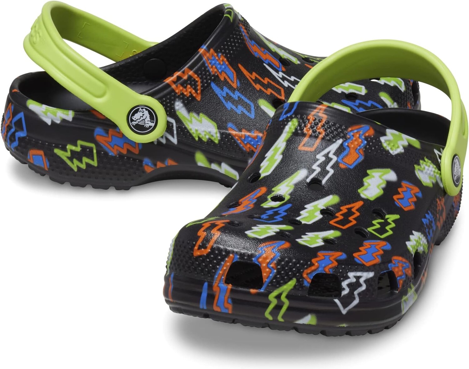 

Сабо Classic Clog - Seasonal Graphic Crocs, черный