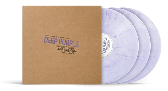 рок edel deep purple deep purple live in hong kong 3lp Виниловая пластинка Deep Purple - Live In Hong Kong 2001